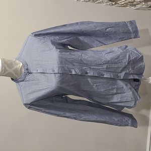 Threadbare long sleeve small striped pattern shirt